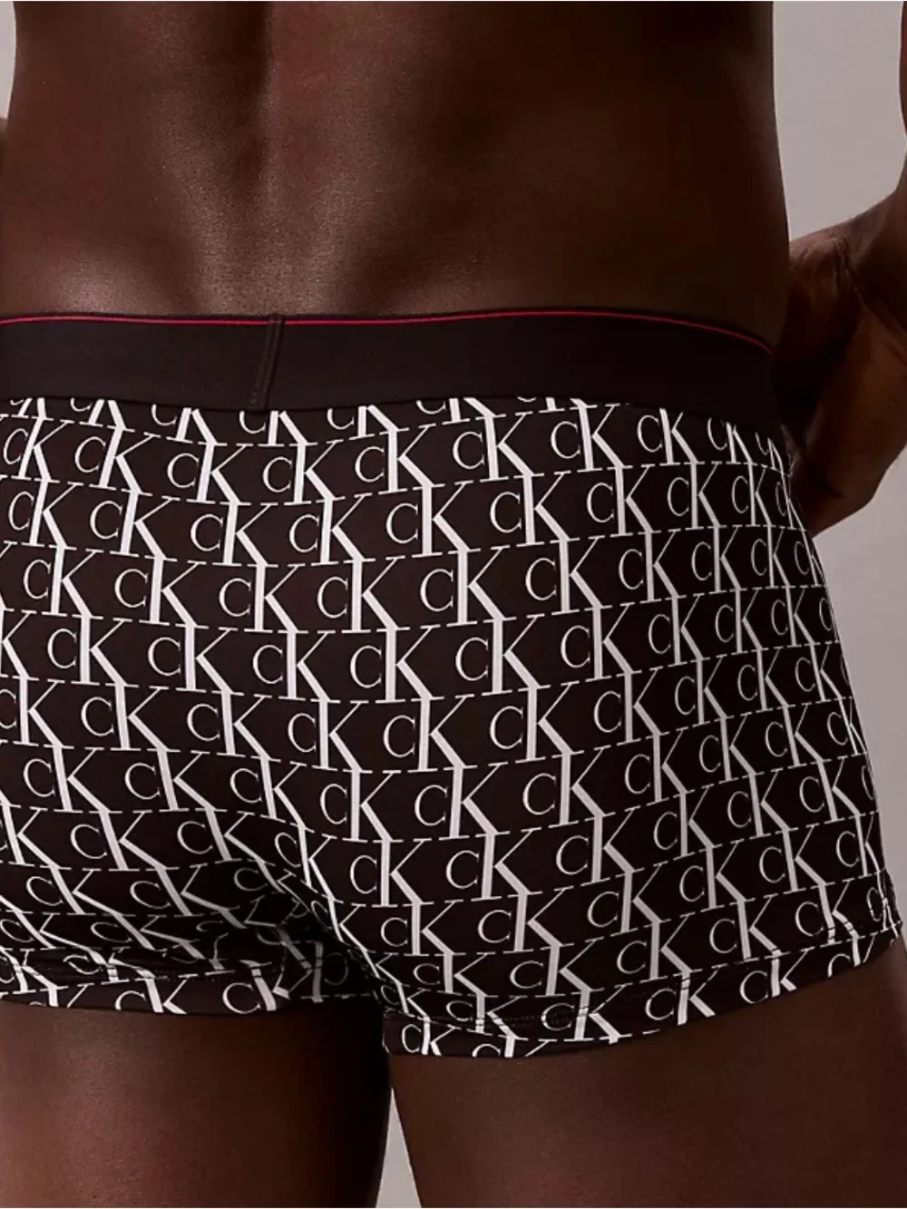 Calvin Klein Microfiber low rise  Trunk - graphic monogram stretch